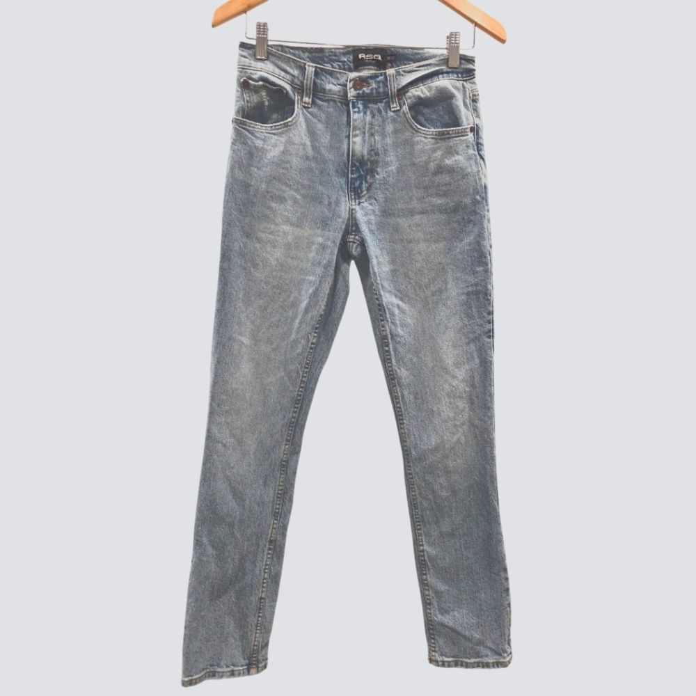 RSQ Slim Straight Men's Jeans Faded Denim Classic 5 Pocket 28